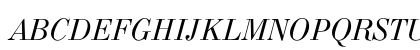 Dioxipe Italic Uppercase Preview