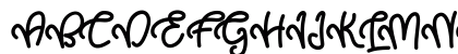 Baby Gumbout Regular Uppercase Preview