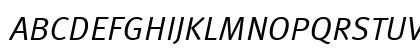 Meta Normal Italic Preview