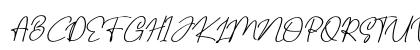 Barden Belley Regular Uppercase Preview