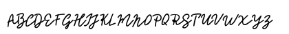 Mr. Monty Regular Uppercase Preview