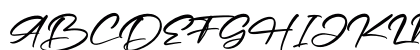 Fonticha Regular Uppercase Preview