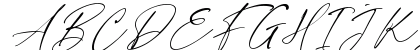 White Palmer Regular Uppercase Preview