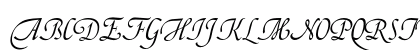 LTC Artscript Pro Regular Uppercase Preview