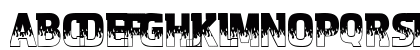 101! Flamage Regular Uppercase Preview