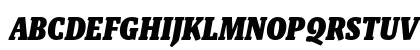 Malaga Narrow OT Black Italic Preview