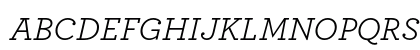 ArcherPro Book Italic Uppercase Preview