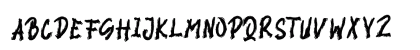 BLACK VIRUS Regular Uppercase Preview