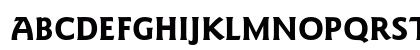 Goudy Sans AT Bold Regular Uppercase Preview