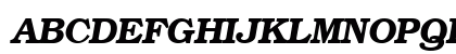Brooklyn Bold Italic Uppercase Preview