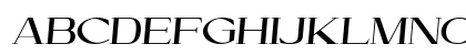Cellofy ExtBd Exp Ita Italic Uppercase Preview