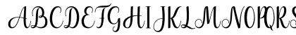 Hailey Regular Uppercase Preview