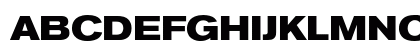 Akzidenz-Grotesk BQ Bold Extended Preview