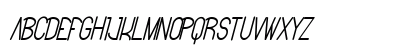 Bitter Space Demo Italic Uppercase Preview