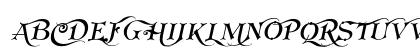 Koster Semi-Swash Oblique Regular Uppercase Preview
