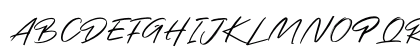 Grand Paradiso Script Regular Uppercase Preview