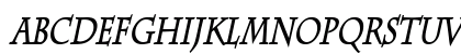 ChazThin BoldItalic Uppercase Preview