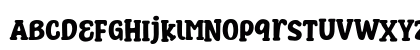 Pacify Angry Regular Uppercase Preview