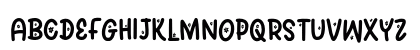 Unfolding Flower Regular Uppercase Preview
