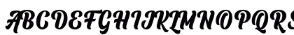 Arthines Regular Uppercase Preview