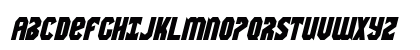Warrior Nation Italic Uppercase Preview