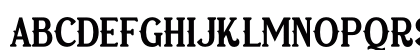 Vejlikan Regular Uppercase Preview