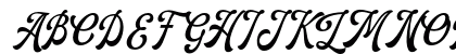 Montheim Regular Uppercase Preview