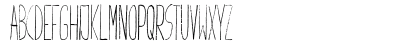 Giraffenhals Condensed Uppercase Preview