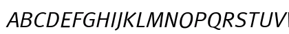 Meta Medium Italic Preview