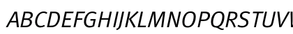 Meta Normal Italic Preview