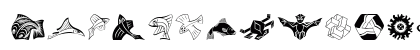 P22Escher Regular Uppercase Preview