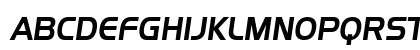 SF Fourche Italic Uppercase Preview