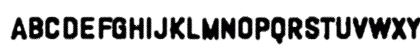 Woodcutter oligarquia Regular Uppercase Preview