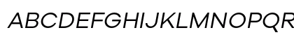 Galyon Italic Italic Uppercase Preview