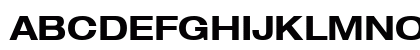 HeaveneticaExtd7 BoldSH Preview
