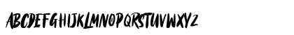 Black Torch Regular Uppercase Preview