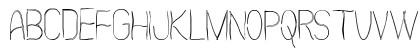 Scarythin St Regular Uppercase Preview