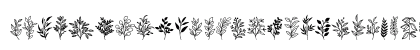 Wildplants Regular Uppercase Preview