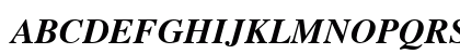 VPS Quang Duc Hoa Bold Italic Uppercase Preview