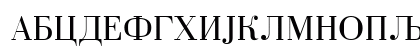 M_Bodoni Normal Uppercase Preview