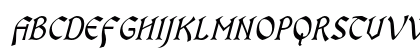 Oldania ADF Std Italic Uppercase Preview