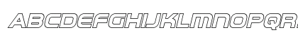 Omega Flight Outline Italic Regular Preview
