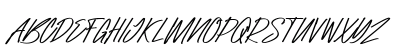 Raidden Italic Uppercase Preview