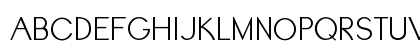 Monday Sans Regular Uppercase Preview