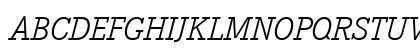 Corporate E Expert BQ Light Italic Uppercase Preview