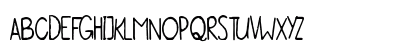 Kiddiewink Regular Uppercase Preview