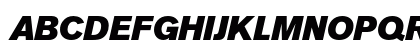 Akzidenz-Grotesk BQ Super Italic Preview