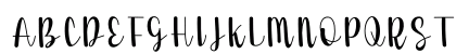 Caramello Regular Uppercase Preview