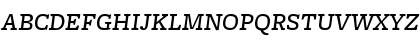 FreightMicro MediumItalicSC Font