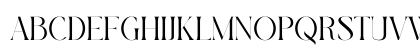 Evelins Regular Uppercase Preview
